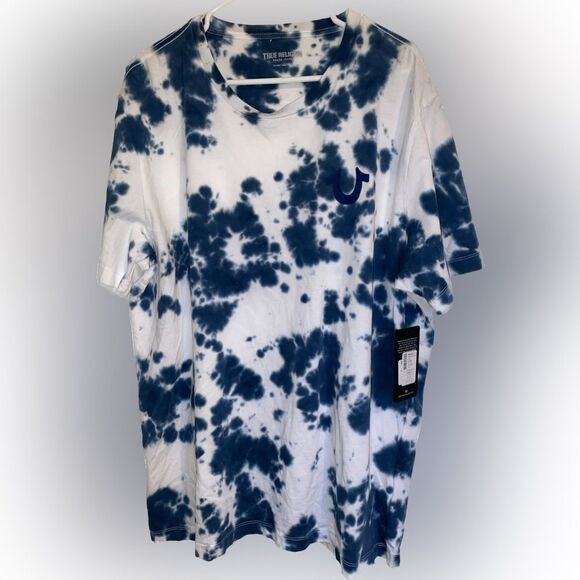 True Religion Men's Short Sleeve Sunset Tee Southbay Steel Crew Neck Size 3XL - Picture 3 of 6